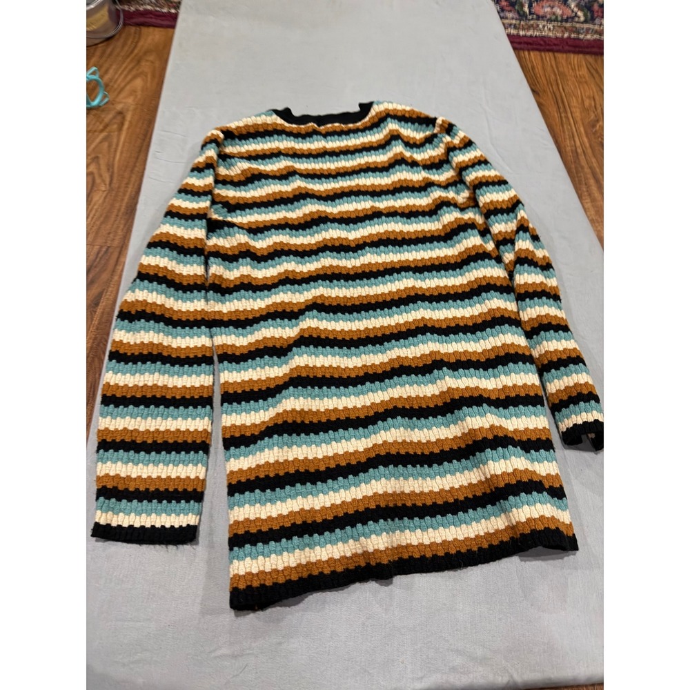 Retro Women Liverpool Los Angeles Sweater Dress M Multi-Color